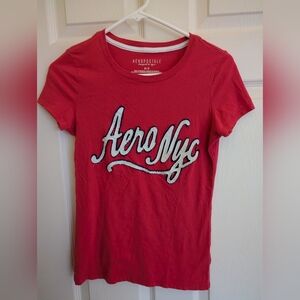 Aeropostale Red Short Sleeve Tee